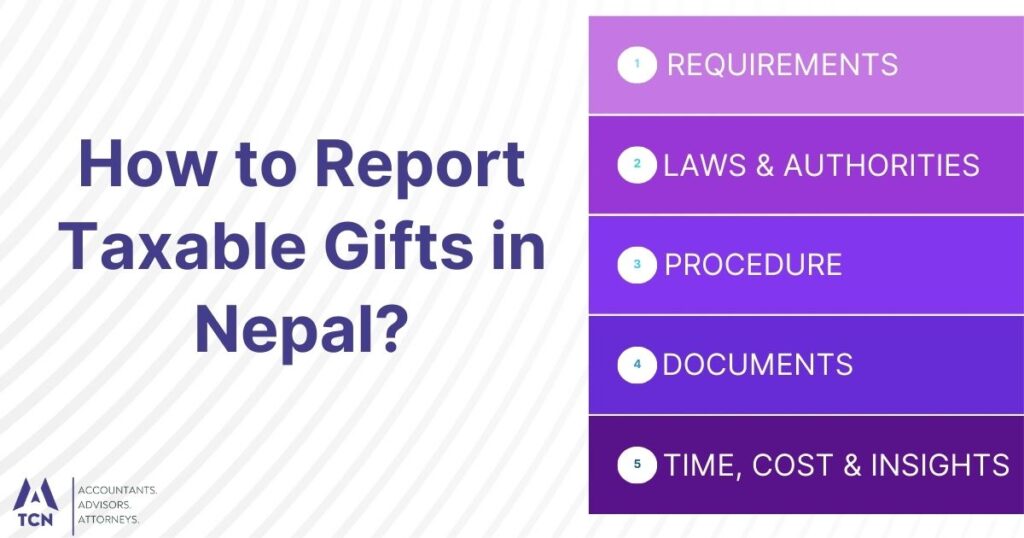 How to Report Taxable Gifts in Nepal