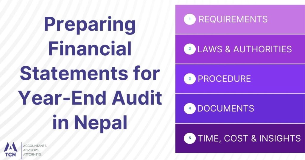 Preparing Financial Statements for Year-End Audit in Nepal