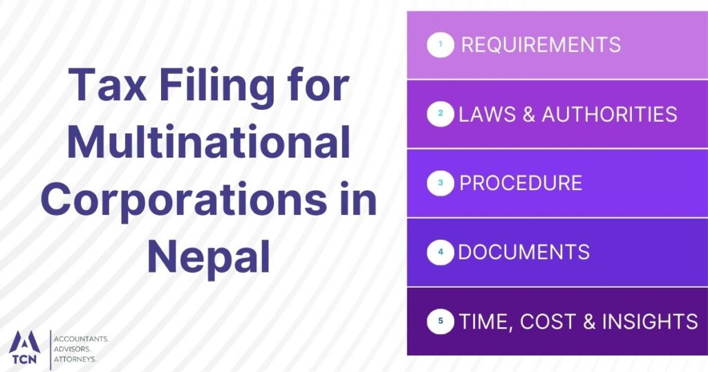 Tax Filing for Multinational Corporations in Nepal