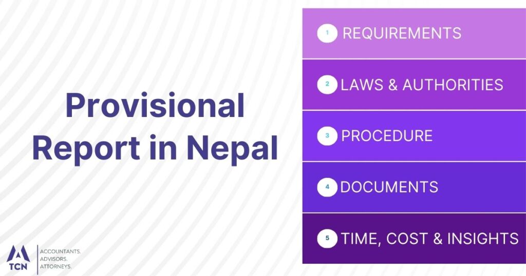 Provisional Report in Nepal