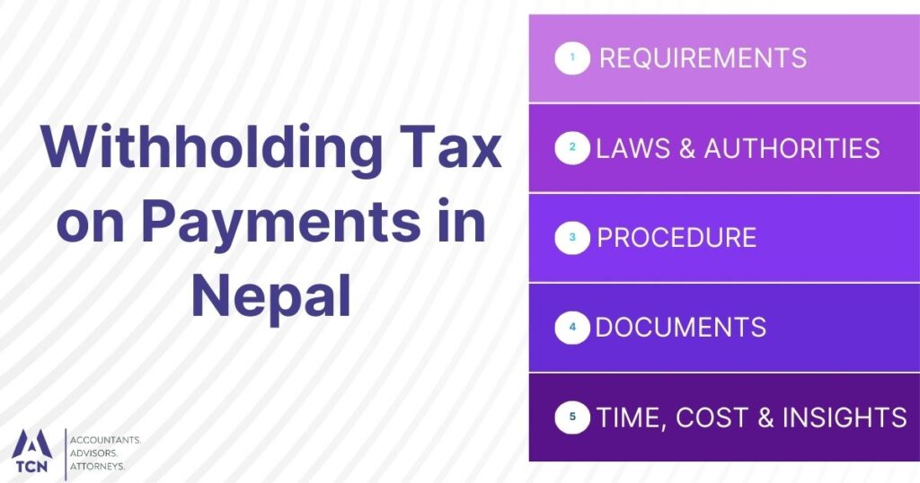 Withholding Tax on Payments in Nepal