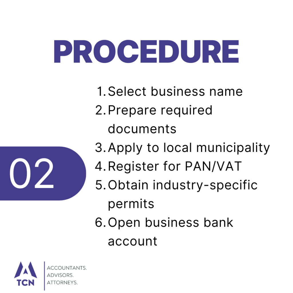 Process of Sole Proprietorship Registration in Nepal