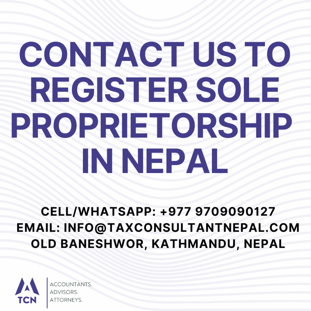 Sole Proprietor Registration Lawyer in Nepal