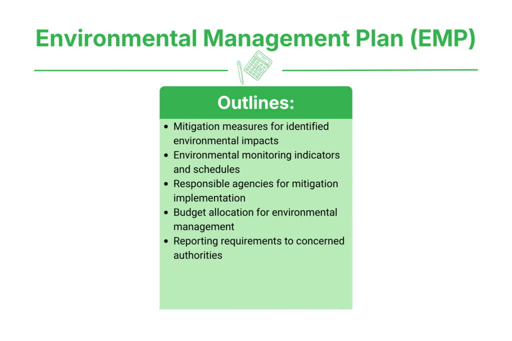 Environmental Management Plan (EMP) in IEE