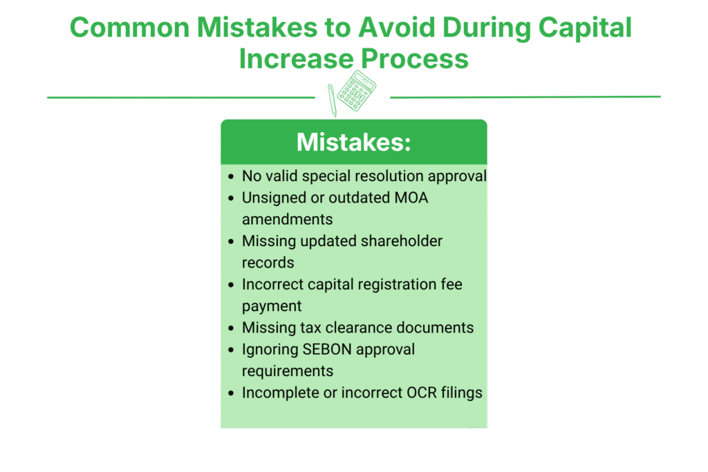 Company Capital Increasing Process in Nepal 4 Common Mistakes to Avoid During Capital Increase Process