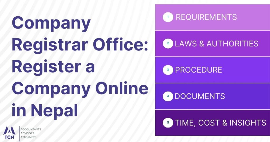 Company Registrar Office Register a Company Online in Nepal