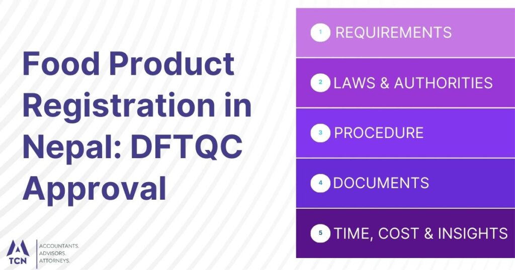 Food Product Registration in Nepal