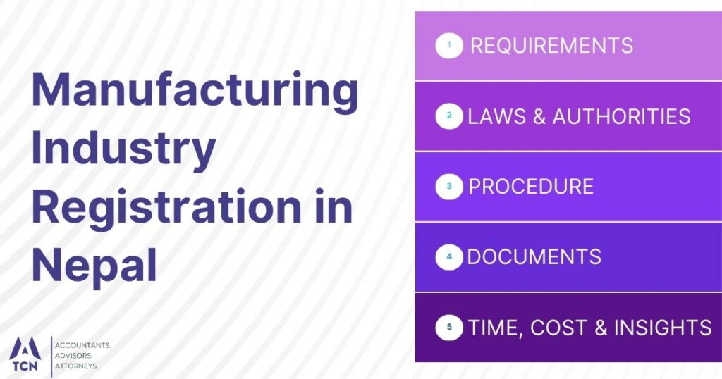 Manufacturing Industry Registration in Nepal