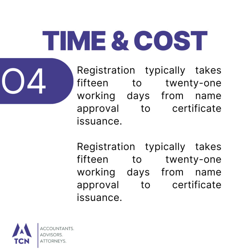 Time and Cost for Company Registration Process in Nepal