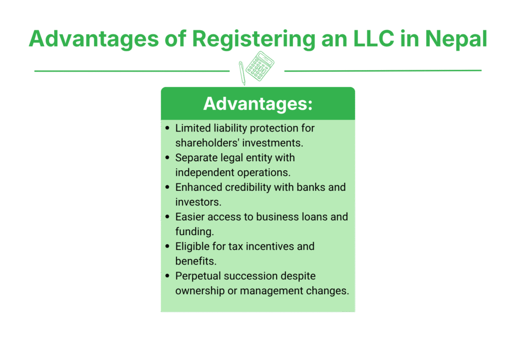 Registration of LLC (Limited Liability Company) in Nepal 4 Advantages of Registering an LLC in Nepal