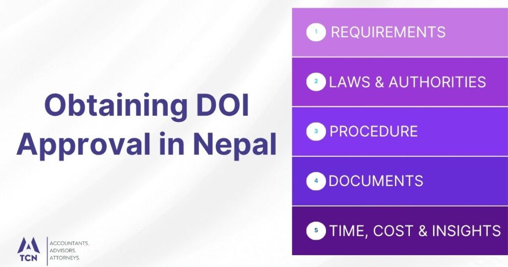 Obtaining DOI Approval in Nepal