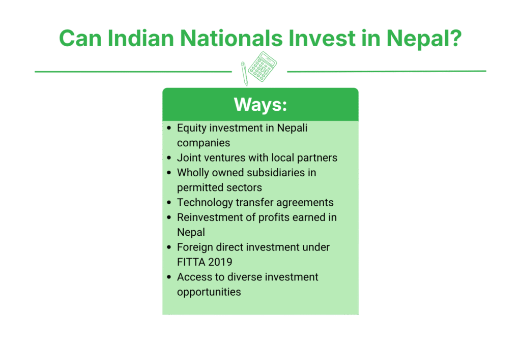 Investing in Nepal as an Indian National 2 Can Indian Nationals Invest in Nepal?