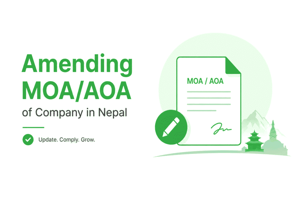 Amending MOA/AOA of Company in Nepal