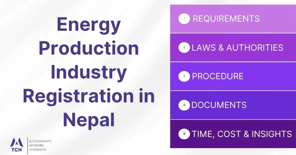 Energy Production Industry Registration in Nepal