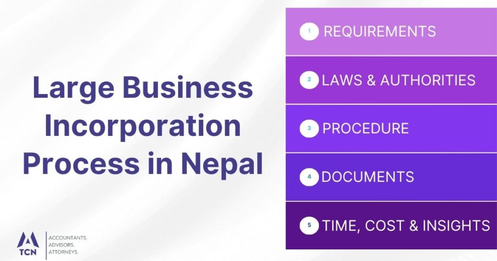 Large Business Incorporation Process in Nepal