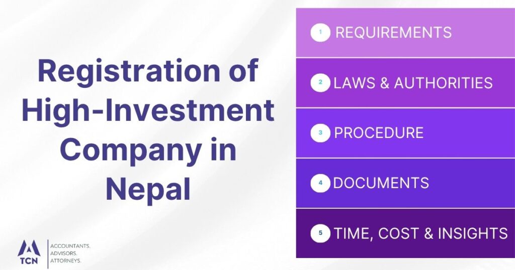 Registration of High-Investment Company in Nepal