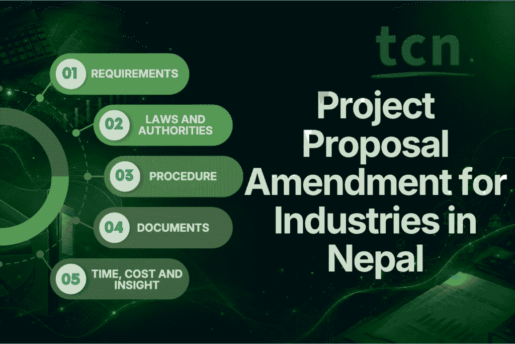 Project Proposal Amendment for Industries in Nepal