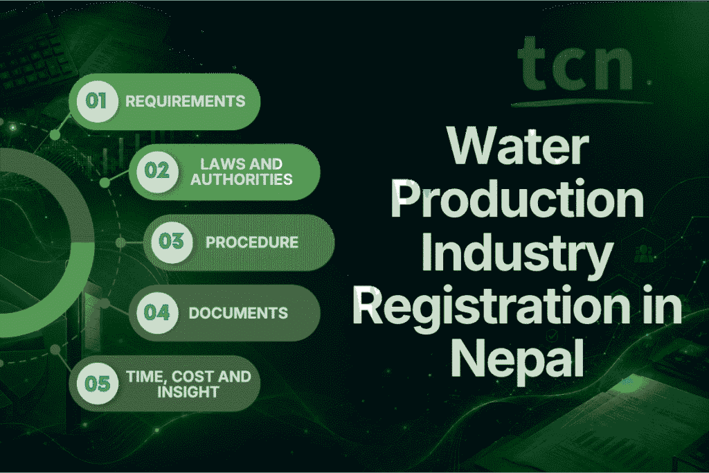 Water Production Industry Registration in Nepal 5 Water Production Industry Registration in Nepal