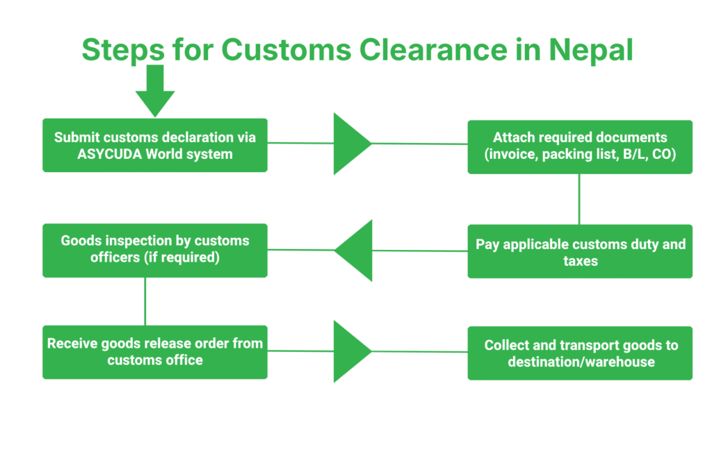 What Are the Steps for Customs Clearance in Nepal?