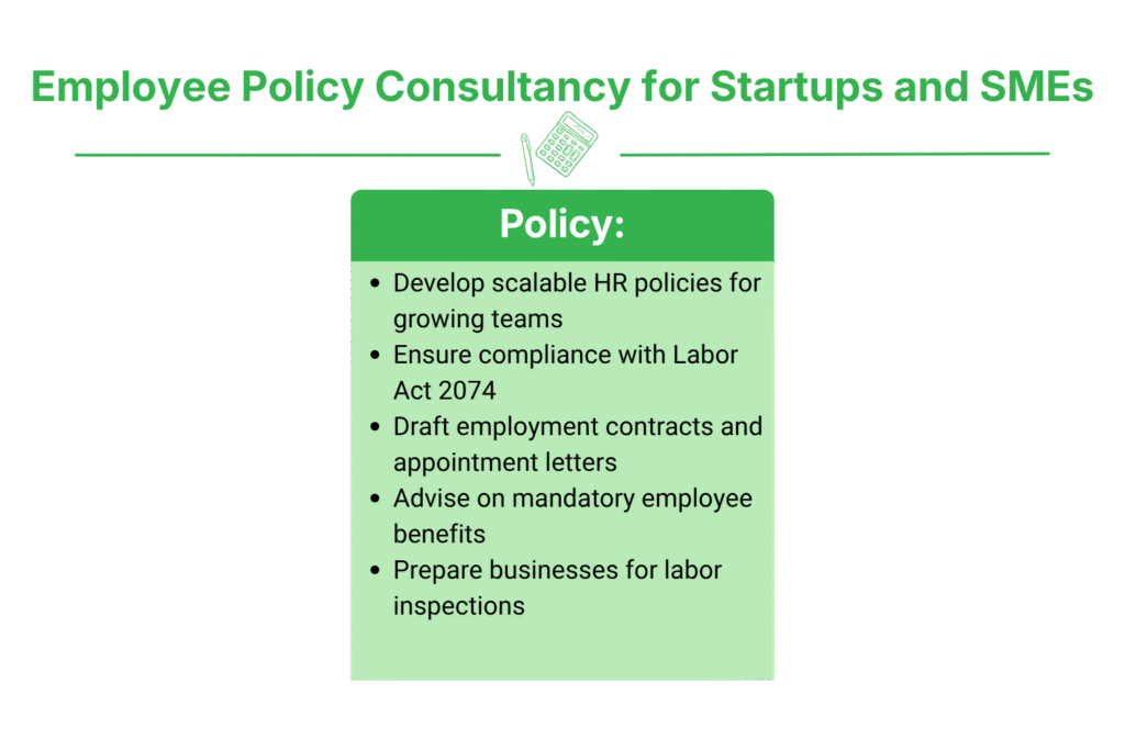 Employee Policy Consultant in Kathmandu 4 Employee Policy Consultancy for Startups and SMEs in Kathmandu