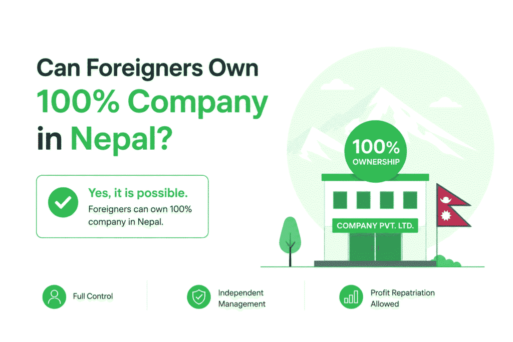 Can Foreigners Own 100% Company in Nepal?
