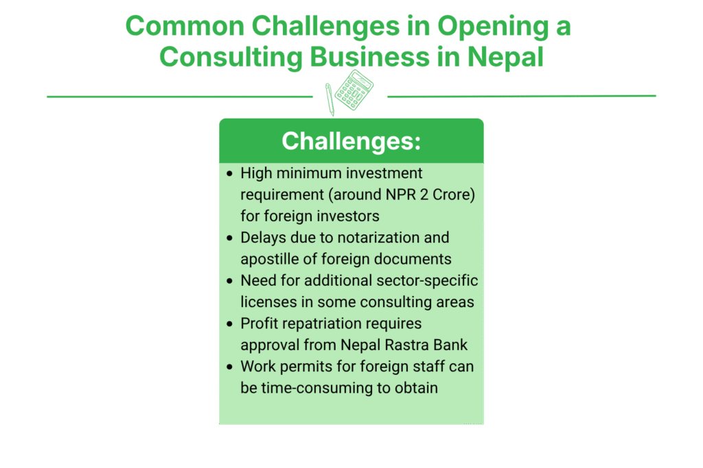 What Are the Common Challenges in Opening a Consulting Business in Nepal?