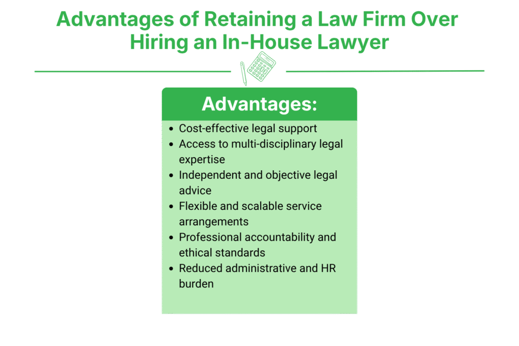 Business Legal Retainer Service in Kathmandu 4 Advantages of Retaining a Law Firm Over Hiring an In-House Lawyer
