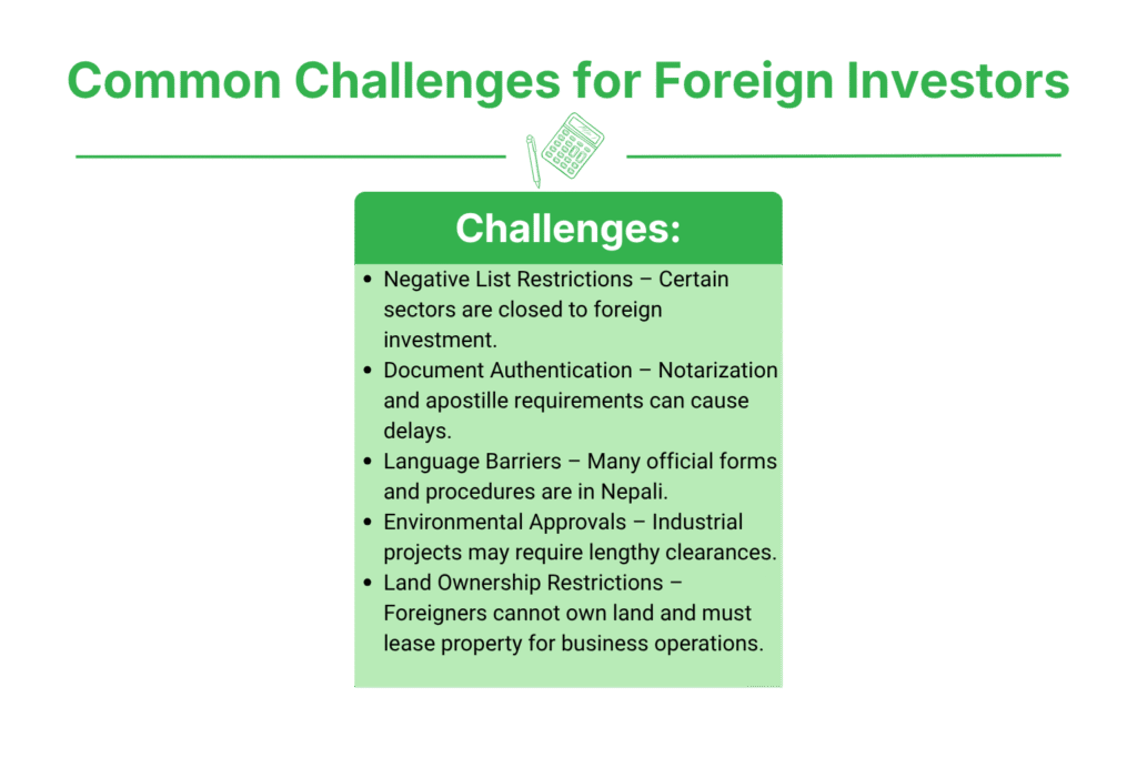 Company Tax Industry Registration for Foreigners in Nepal 4 Common Challenges Faced by Foreign Investors During Registration