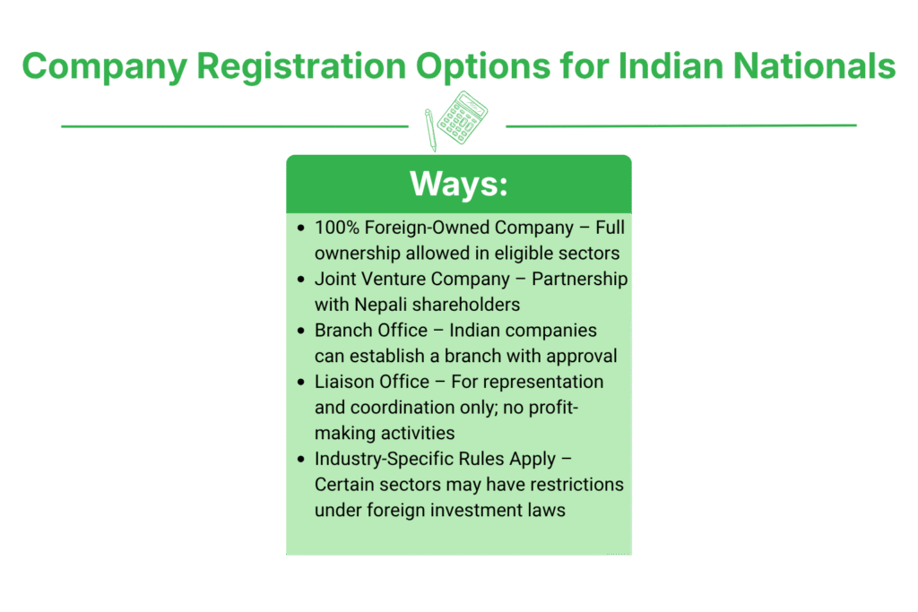 Indian Shareholder Company Registration in Nepal 2 Can Indian Nationals Register a Company Individually or Only in Joint Venture?