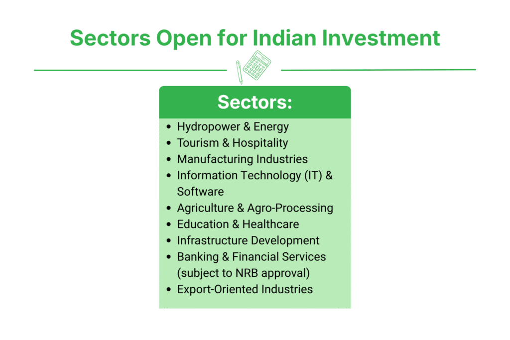 Which Sectors Allow Indian Investment in Nepal?