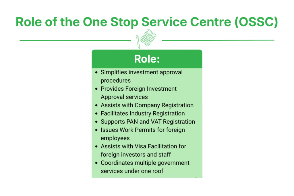 What is the Role of the One Stop Service Centre (OSSC)?