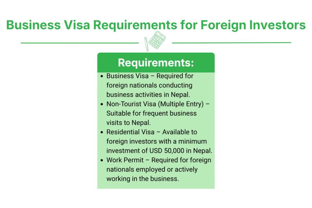 Does a Foreign Investor Need a Visa to Do Business in Nepal?