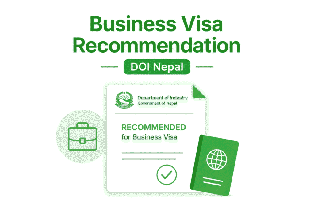 Business Visa Recommendation DOI Nepal