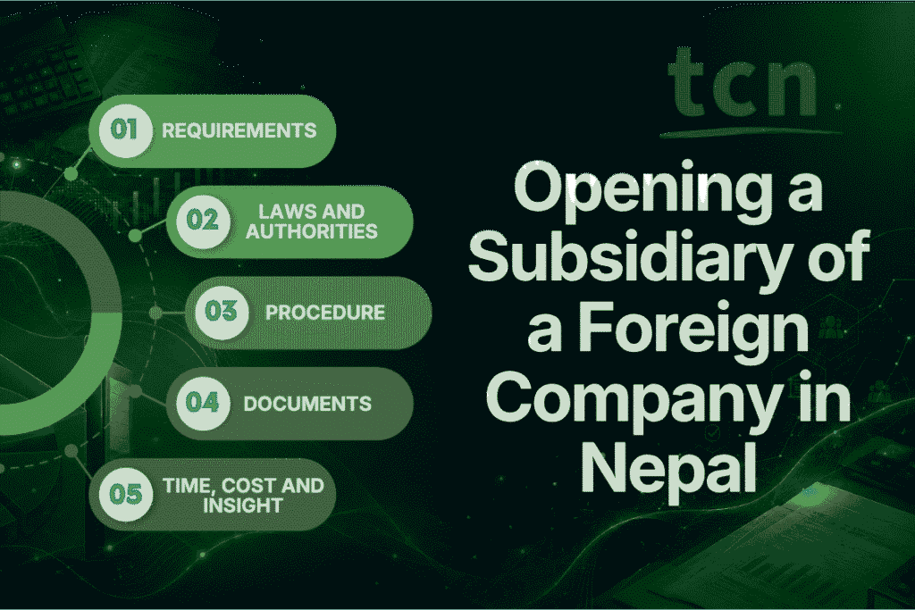 Opening a Subsidiary of a Foreign Company in Nepal 10 Opening a Subsidiary of a Foreign Company in Nepal